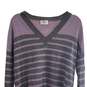 27 miles stripe cashmere sweater
